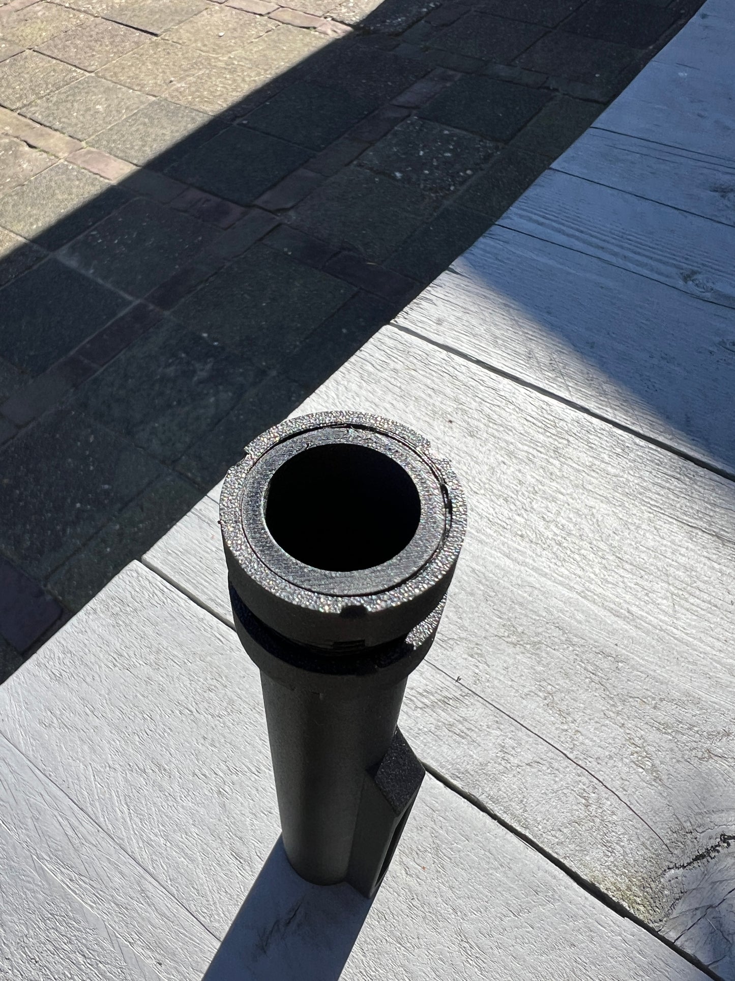 Buffer tube met 2 castle nuts