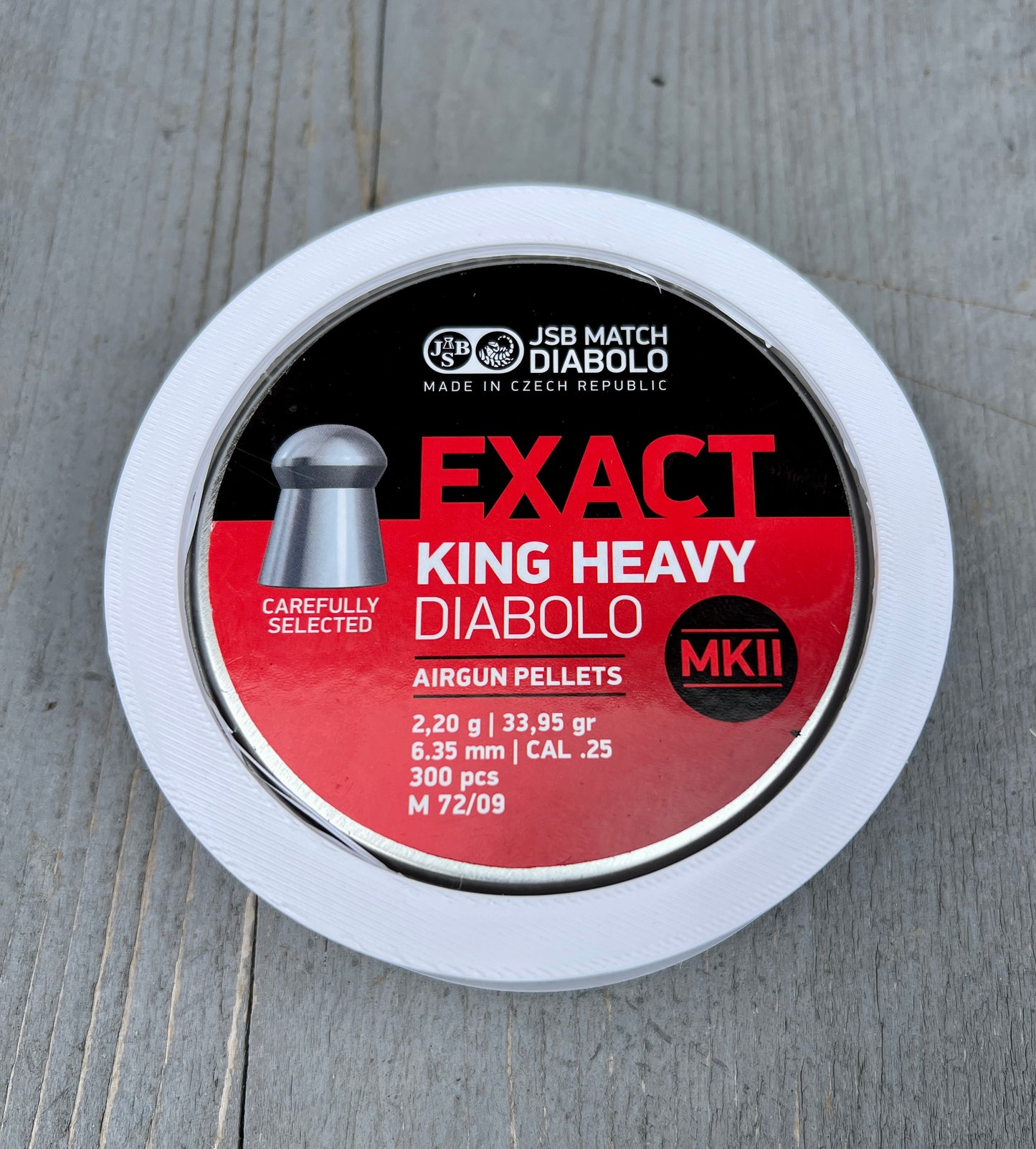 Houder voor luchtdruk pellet doos