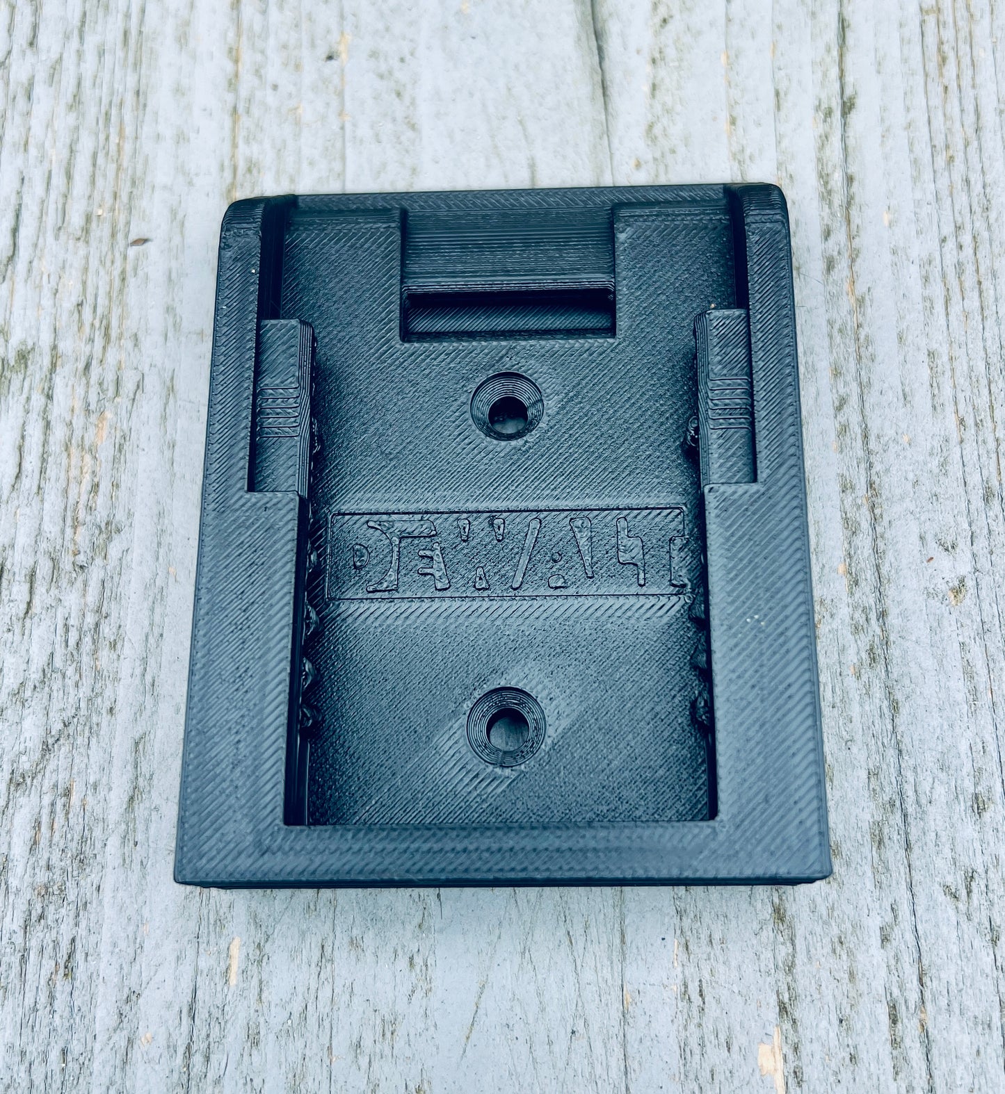 Houder voor DeWalt accu